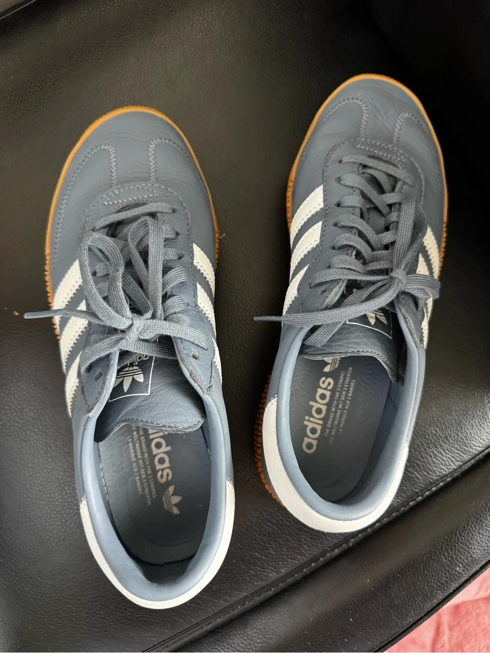 Adidas Originals Samba Rose Blue Navy Grey Leather Special Edition Sambarose - Picture 6 of 7